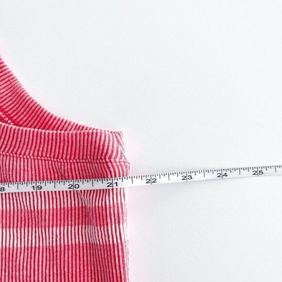 Gap Womens Sleeveless Ribbed Stripe Fit and Flare Midi Dress Size XXL - Picture 6 of 8